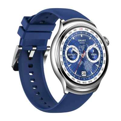 Ora inteligjente BlitzWolf BW-AT4, ekran 1.52" AMOLED, Bluetooth, blu