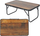Tavolinë turistike Campingaz 56x34x24 cm, MDF dhe alumini, kafe e zezë
