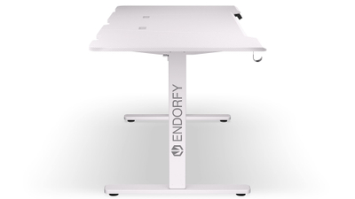 Tavolinë gaming Endorfy Atlas L Electric, elektrike, 150×78 cm, e bardhë