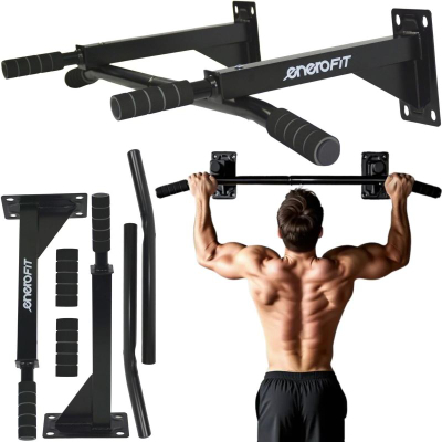 Shirit tërheqës muri Enero Fit Wall Bar 1017082, gjerësi 94 cm, mban der’ në 120 kg, i zi