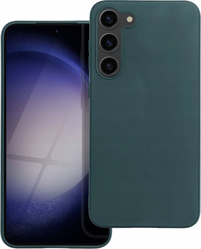 Këllëf telefoni OEM Matte për Samsung Galaxy S23 Plus, silikon, jeshile mat
