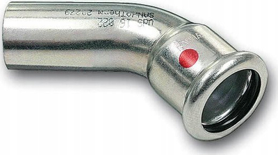 Koleno çeliku Sanha SANHA Therm, 45°, 76.1 mm, i galvanizum