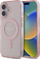 Mbajtëse telefoni Guess për iPhone 16 MagSafe, Glitter Circle, rozë