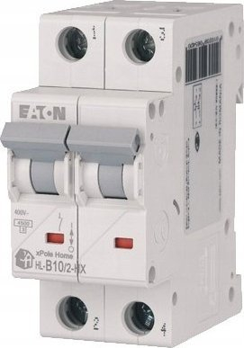Ndërprerës mbi rryme Eaton xPole Home HN-B10/2, 2P, 10A, 6kA AC