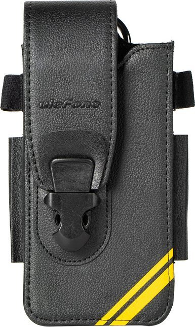 Këllëf me kapse Ulefone Armor për Armor 26, lëkurë, i zi