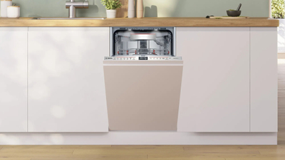 Lavastovilje e integrume Bosch SPV6YMX08E, 45 cm, 10 sete, inoks