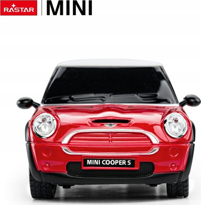 Makinë lodër me telekomandë Mini Cooper S, 1:24, RC, e kuqe