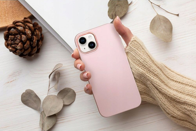 Kllëf telefoni Frame për Xiaomi Redmi Note 13 Pro 4G, TPU, mbrojtje kamere, rozë e butë