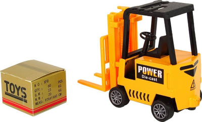 Lodër forklift me fërkim, plastike, portokalli