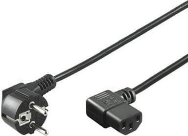 Kabllo rryme PremiumCord, 230V, 3m, prizë 90°