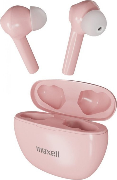 Kufje wireless Maxell Dynamic, Bluetooth 5.3, me kuti karikimi, rozë