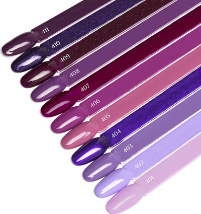 Llak gjysmë permanent Ocho Nails Hybrid Viola 411, 5 g, vjollcë