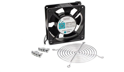 Set ventilatori për kabinet DIGITUS DN-FAN120B-KIT, 120mm, me kapak metalik, i zi