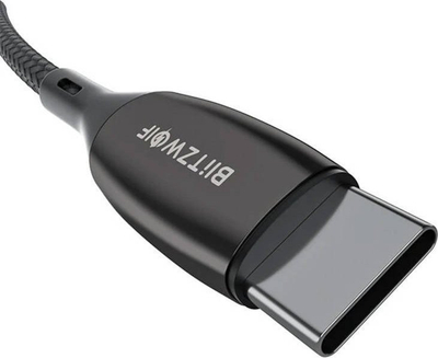 Kabllo USB C BlitzWolf BW TC23, 1.8m, 100W, e zezë