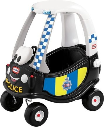 Makinë lodër Little Tikes Cozy Coupe Police 172984, me pedale, plastike, e zezë blu