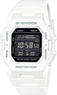 Orë dixhitale Casio G Shock GD B500, uniseks, Bluetooth, e bardhë