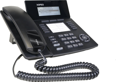Telefoni sistem Agfeo ST53 IP Sensor, me kabllo, agjendë 5000 kontakte, i zi
