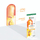 Maskë për fytyrë Garnier Ampoule Vitamin C 1% + Pineappel Extract Anti Fatigue, 1 copë