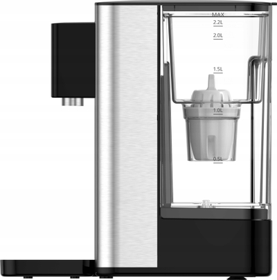 Dispenser uji Philips ADD5906S, filtrimi Micro X Clean, pije të ngrohta edhe të ftohta, ngjyrë argjendtë