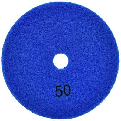 Disk bluarës Geko G78937, për pllaka qeramike, 125 mm, granulimi 50, gri