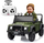 Makine elektrike për kalamaj JAMARA Land Rover Defender 110 SVX, 12.6V Li-Power, me telekomandë 2.4GHz, jeshile