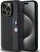 Mbrojtëse telefoni BMW Tricolor Line për iPhone 15 Pro 6.1", e shpuar, e zezë