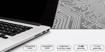Bateri laptopi Apple MacBook Air 13 M2 A2669 A2681, 4561mAh, Li Polymer, e zezë
