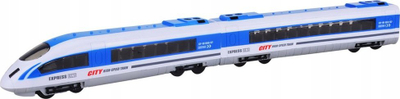 Tren me telekomandë LeanToys RC 13921883, 65 cm, me drita, i bardhë
