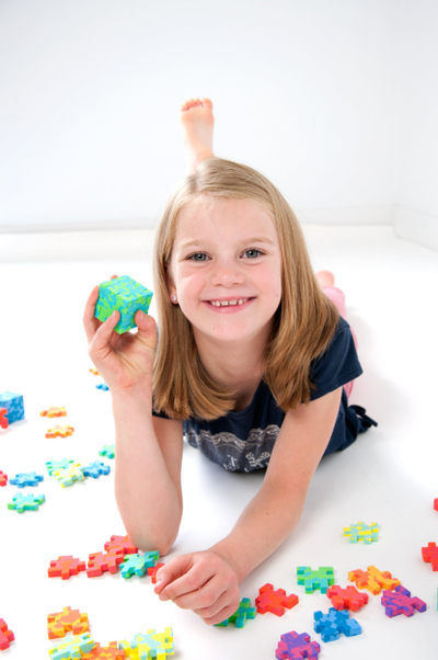 Loja me pazëll Smartgames Happy Cube Expert, 2D dhe 3D, shumëngjyrëshe