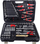 Set veglash AWTools AW39122, 122 copa, me valixhe, gri