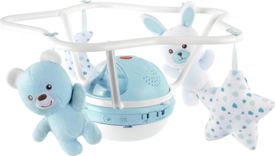 Karusel muzikor Chicco First Dreams Rainbow, me drita dhe melodi, blu