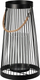 Fener për qiri PROGARDEN KO-QD1000180, metal, 34 cm, i zi