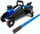 Krik hidraulik dyshemeje Forsage F-T82007, 2 ton, lartësi 135-320 mm, blu e zezë
