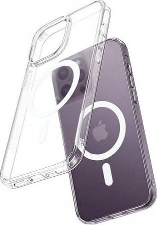 Kapak magnetik Mcdodo për iPhone 15 Plus, MagSafe, transparent