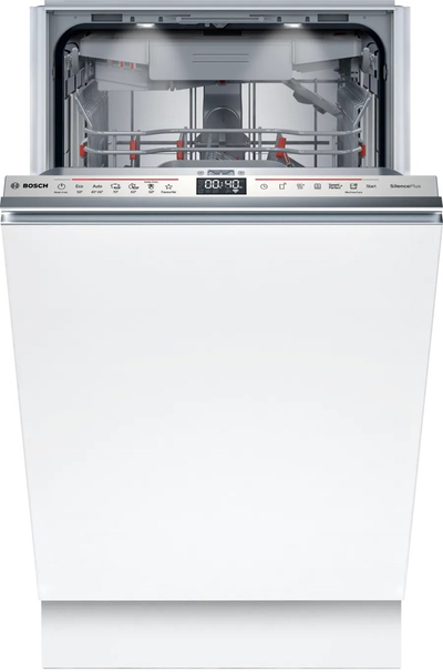 Lavastovilje Bosch Series 6 SPV6EMX09, 45 cm, e integrueshme, Home Connect, inoks