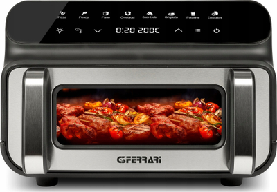 Fritezë me ajër G3Ferrari G10181 Friggisano BBQ, 10L, ekran digjital, e zezë