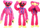 Lodër pelushi Huggy Wuggy Poppy Playtime, 40 cm, me shul, rozë