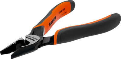 Pinca kombinuse Bahco ERGO 2629G 160, 160mm, majë gjysmë rrumbullake, portokalli e zezë