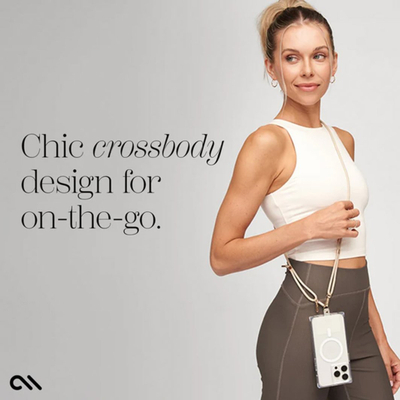 Rrip telefoni crossbody Rope, i rregullueshëm, litar, bezhë