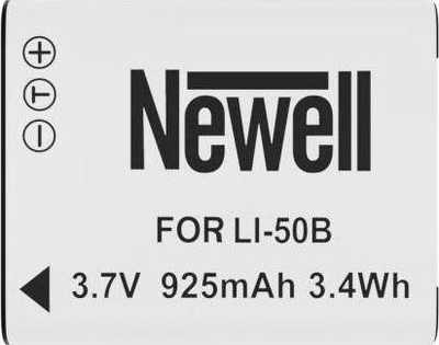 Bateri aparati Newell LI-50B, Li-ion, zëvendësuese, gri