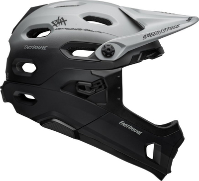 Helmetë full face Bell Super DH MIPS Spherical Fasthouse, MTB, mat gri e zezë