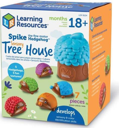 Lodër edukative Learning Resources Spike Tree House, motorikë e imët, 7 copë, shumëngjyrëshe