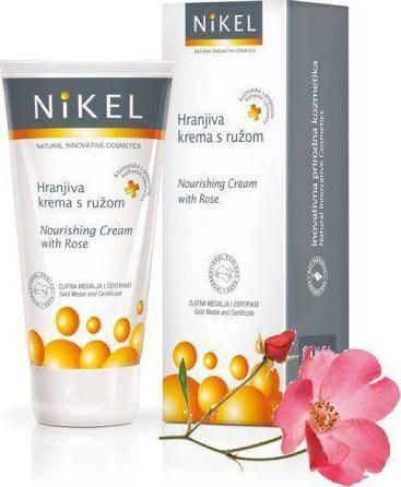 Krem fytyre Nikel me trëndafil për ushqim të lëkurës, 50 ml