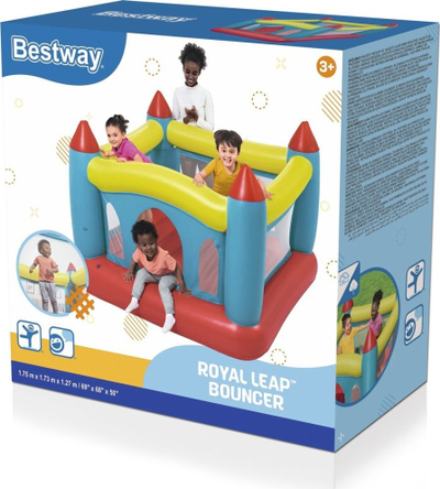 Kështjellë fryrëse për fëmijë Bestway Royal Leap 52647, 175x173x127cm, shumëngjyrëshe