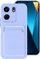 Maskë silikoni Forcell Card për Xiaomi Poco C65, me xhep kartash, blu