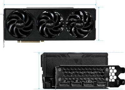 Графичка картичка PALiT GeForce RTX 4070 Ti JetStream, 12GB GDDR6X