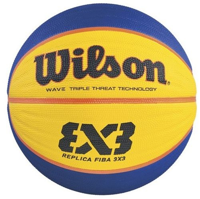Top basketbolli Wilson FIBA 3X3 Mini, gome, mini, verdhë blu