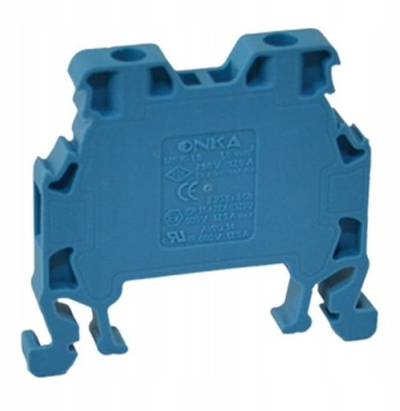 Klemë kaluese ONKA MRK T0‑1005‑1010005, 1.5mm², 17.5A 750V, blu