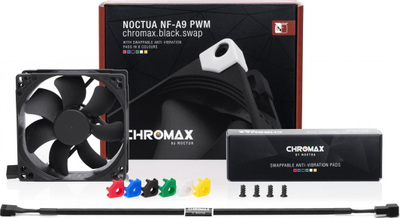 Ftohës Noctua NF-A9 PWM Chromax Black Swap, 92 mm