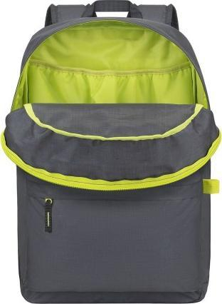 Çantë shpine për laptop Rivacase Mestalla, 15.6", që s’e zë uji, gri
